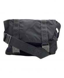 BOTTEGA VENETA（ボッテガベネタ）の古着「メッセンジャーバッグ」｜ブラック