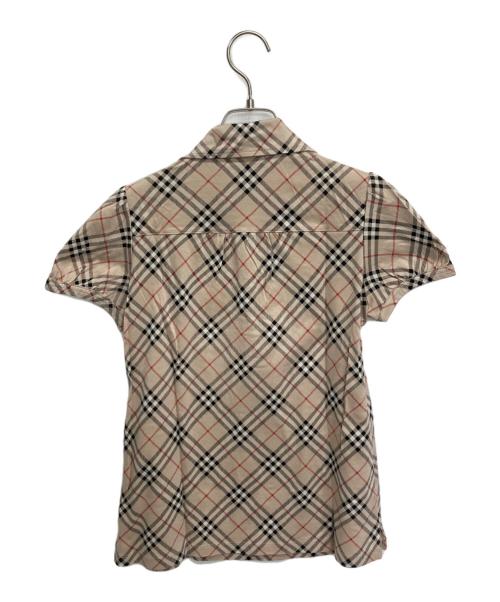 BURBERRY BLUE LABEL（バーバリー ブルー レーベル）BURBERRY BLUE LABEL (バーバリー ブルー レーベル) ポロシャツ ベージュ サイズ:SIZE 38の古着・服飾アイテム