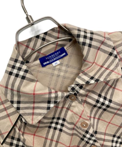 BURBERRY BLUE LABEL（バーバリー ブルー レーベル）BURBERRY BLUE LABEL (バーバリー ブルー レーベル) ポロシャツ ベージュ サイズ:SIZE 38の古着・服飾アイテム