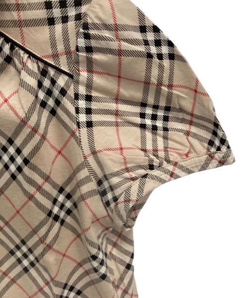BURBERRY BLUE LABEL（バーバリー ブルー レーベル）BURBERRY BLUE LABEL (バーバリー ブルー レーベル) ポロシャツ ベージュ サイズ:SIZE 38の古着・服飾アイテム