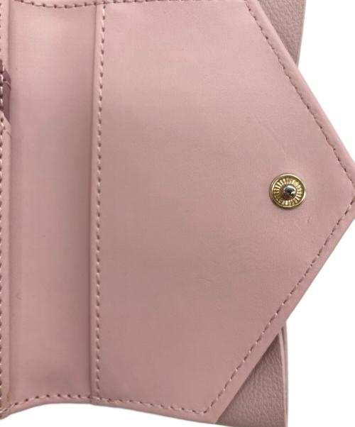 Maison de FLEUR（メゾンドフルール）Maison de FLEUR (メゾンドフルール) 3つ折り財布 ピンクの古着・服飾アイテム