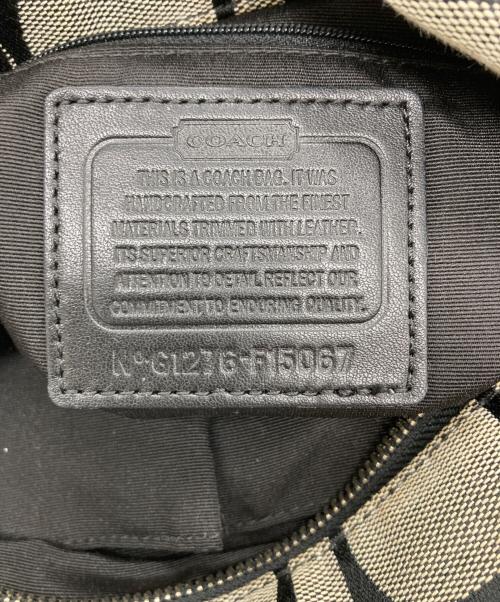 COACH（コーチ）COACH (コーチ) ショルダーバッグ ライトグレー×ブラックの古着・服飾アイテム