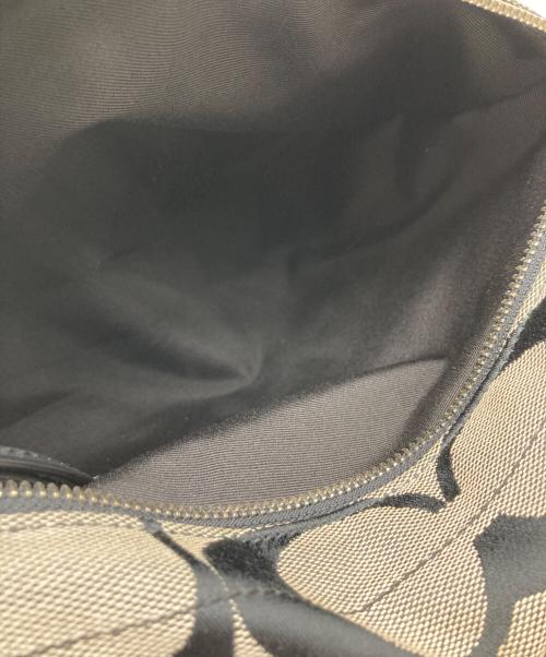 COACH（コーチ）COACH (コーチ) ショルダーバッグ ライトグレー×ブラックの古着・服飾アイテム