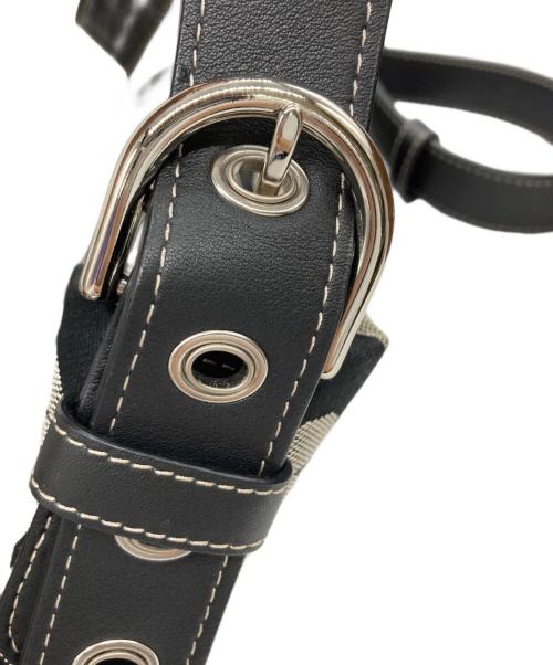 COACH（コーチ）COACH (コーチ) ショルダーバッグ ライトグレー×ブラックの古着・服飾アイテム