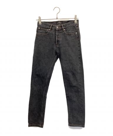 中古・古着通販】A.P.C. (アーペーセー) デニムパンツ ブラック サイズ