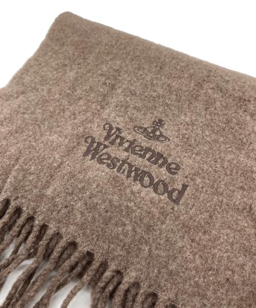 Vivienne Westwood（ヴィヴィアンウエストウッド）Vivienne Westwood (ヴィヴィアンウエストウッド) マフラー ブラウンの古着・服飾アイテム