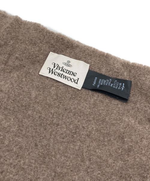 Vivienne Westwood（ヴィヴィアンウエストウッド）Vivienne Westwood (ヴィヴィアンウエストウッド) マフラー ブラウンの古着・服飾アイテム