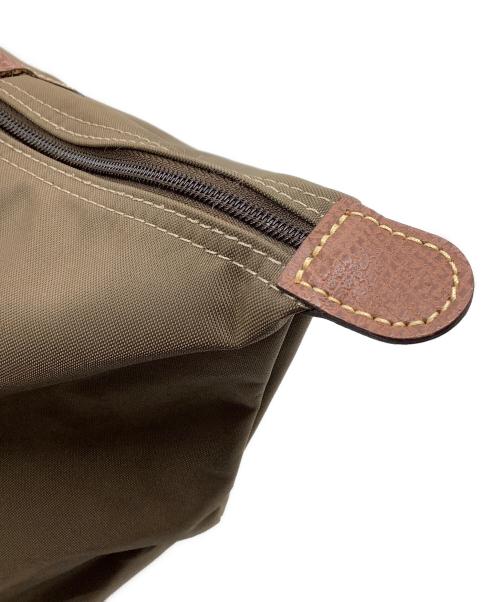 LONGCHAMP（ロンシャン）LONGCHAMP (ロンシャン) トートバッグ ブラウン×カーキの古着・服飾アイテム