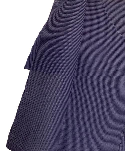 me ISSEY MIYAKE（ミーイッセイ ミヤケ）me ISSEY MIYAKE (ミーイッセイ ミヤケ) 半袖ブラウス ネイビー サイズ:SIZE Freeの古着・服飾アイテム