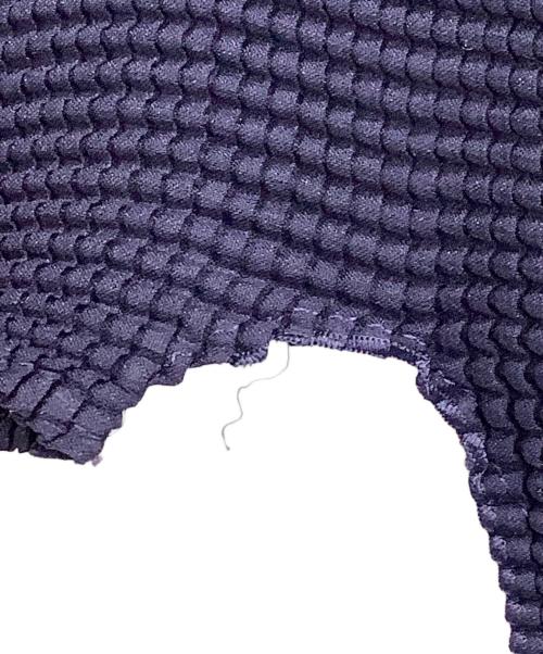 me ISSEY MIYAKE（ミーイッセイ ミヤケ）me ISSEY MIYAKE (ミーイッセイ ミヤケ) 半袖ブラウス ネイビー サイズ:SIZE Freeの古着・服飾アイテム