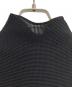 中古・古着 me ISSEY MIYAKE (ミーイッセイ ミヤケ) 半袖ブラウス ブラック サイズ:SIZE Free：13000円