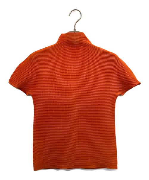 ISSEY MIYAKE（イッセイミヤケ）ISSEY MIYAKE (イッセイミヤケ) 半袖ブラウス オレンジ サイズ:SIZE Freeの古着・服飾アイテム