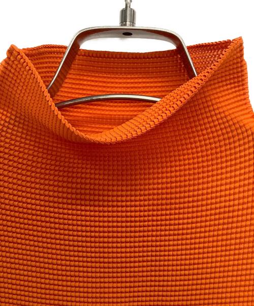 ISSEY MIYAKE（イッセイミヤケ）ISSEY MIYAKE (イッセイミヤケ) 半袖ブラウス オレンジ サイズ:SIZE Freeの古着・服飾アイテム