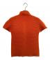 ISSEY MIYAKE (イッセイミヤケ) 半袖ブラウス オレンジ サイズ:SIZE Free：13000円