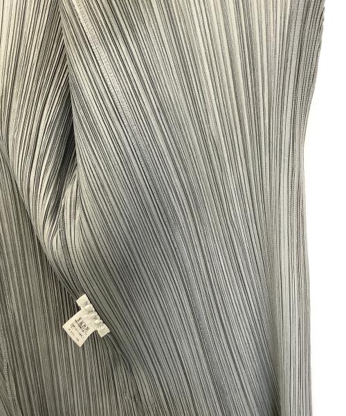 PLEATS PLEASE（プリーツプリーズ）PLEATS PLEASE (プリーツプリーズ) 薄手カーディガン グレー サイズ:SIZE 3の古着・服飾アイテム