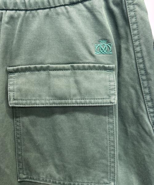DRAWER（ドゥロワー）Drawer (ドゥロワー) コットンバイオウォッシュタックスカート グリーン サイズ:SIZE 36　の古着・服飾アイテム