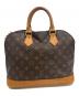 LOUIS VUITTON（ルイ ヴィトン）の古着「ハンドバッグ」｜ブラウン×ベージュ