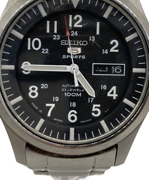 SEIKO（セイコー）SEIKO (セイコー) 腕時計 ブラックの古着・服飾アイテム