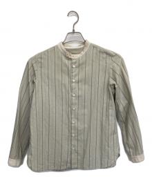nest Robe（ネストローブ）の古着「長袖シャツ」｜グリーン×アイボリー