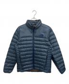 THE NORTH FACEザ ノース フェイス）の古着「ダウンジャケット」｜ブルー×カーキ