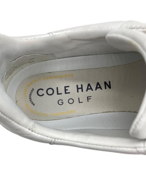 COLE HAAN（コールハーン）COLE HAAN (コールハーン) ゴルフシューズ ホワイト サイズ:8M(25.5)の古着・服飾アイテム