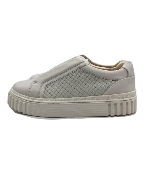 CLARKS（クラークス）CLARKS (クラークス) ローカットスニーカー ホワイト サイズ:SIZE 23.5cmの古着・服飾アイテム