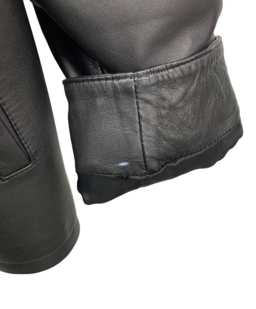 quattrocchi（クアトロッキ）quattrocchi (クアトロッキ) シープレザージャケット ブラック サイズ:SIZE 44の古着・服飾アイテム