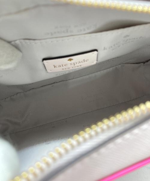 Kate Spade（ケイトスペード）Kate Spade (ケイトスペード) オースナップ カラーブロック ミニカメラバッグ ピンクの古着・服飾アイテム