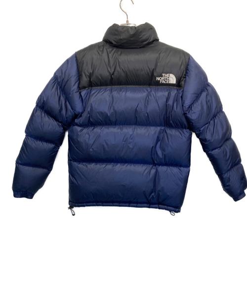 THE NORTH FACE（ザ ノース フェイス）THE NORTH FACE (ザ ノース フェイス) Nuptse Light Jacket ブラック×ネイビー サイズ:SIZE Lの古着・服飾アイテム