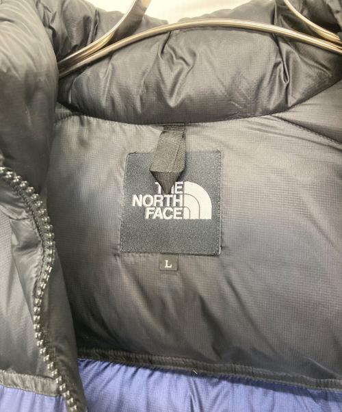 THE NORTH FACE（ザ ノース フェイス）THE NORTH FACE (ザ ノース フェイス) Nuptse Light Jacket ブラック×ネイビー サイズ:SIZE Lの古着・服飾アイテム