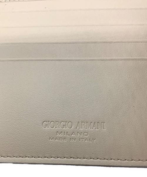 ARMANI EXCHANGE（アルマーニ エクスチェンジ）ARMANI EXCHANGE (アルマーニ エクスチェンジ) 2つ折り財布 ベージュの古着・服飾アイテム