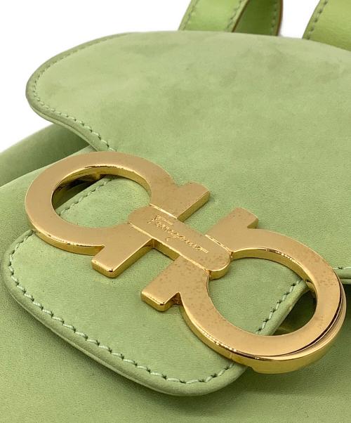 Salvatore Ferragamo（サルヴァトーレ フェラガモ）Salvatore Ferragamo (サルヴァトーレ フェラガモ) リュック グリーンの古着・服飾アイテム