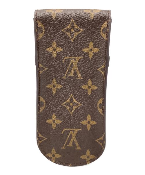 LOUIS VUITTON（ルイ ヴィトン）LOUIS VUITTON (ルイ ヴィトン) 眼鏡ケース ブラウンの古着・服飾アイテム