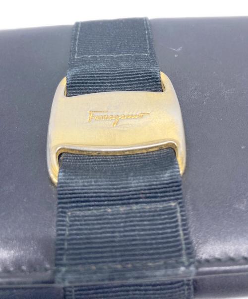 Salvatore Ferragamo（サルヴァトーレ フェラガモ）Salvatore Ferragamo (サルヴァトーレ フェラガモ) 長財布 ブラックの古着・服飾アイテム