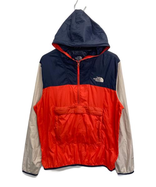 THE NORTH FACE（ザ ノース フェイス）THE NORTH FACE (ザ ノース フェイス) アノラックパーカー ベージュ×ネイビー×レッド サイズ:Ｍの古着・服飾アイテム