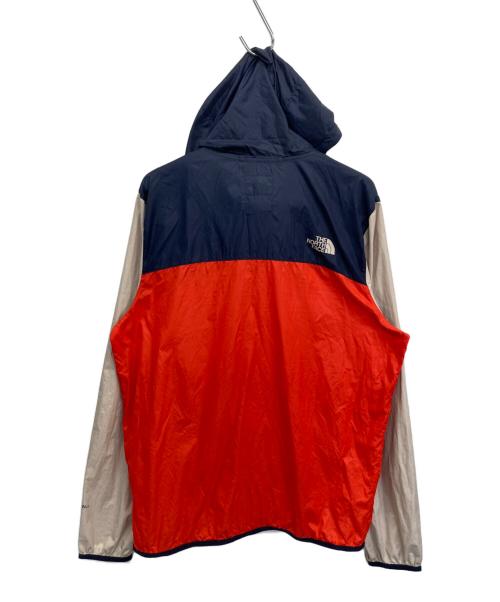 THE NORTH FACE（ザ ノース フェイス）THE NORTH FACE (ザ ノース フェイス) アノラックパーカー ベージュ×ネイビー×レッド サイズ:Ｍの古着・服飾アイテム