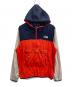 THE NORTH FACE（ザ ノース フェイス）の古着「アノラックパーカー」｜ベージュ×ネイビー×レッド
