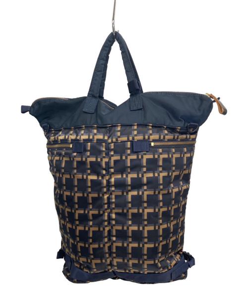 MARNI（マルニ）MARNI (マルニ) PORTER (ポーター) 2WAYトートバッグ ネイビーの古着・服飾アイテム