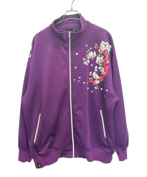 抜刀娘（バットウムスメ）抜刀娘 (バットウムスメ) ジップジャケット パープル サイズ:	SIZE 3Lの古着・服飾アイテム