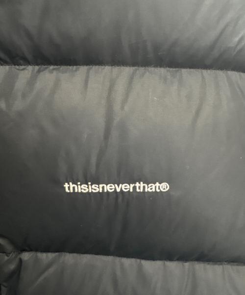 thisisneverthat（ディスイズネバーザット）thisisneverthat (ディスイズネバーザット) ダウンジャケット ブラック サイズ:	SIZE XSの古着・服飾アイテム