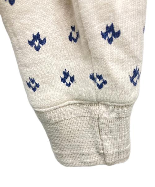 POLO RALPH LAUREN（ポロ・ラルフローレン）POLO RALPH LAUREN (ポロ・ラルフローレン) ジップパーカー アイボリー×ネイビー×レッド サイズ:SIZE Sの古着・服飾アイテム