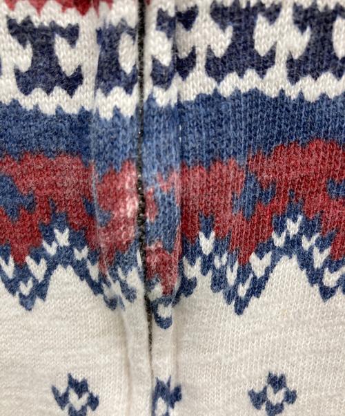 POLO RALPH LAUREN（ポロ・ラルフローレン）POLO RALPH LAUREN (ポロ・ラルフローレン) ジップパーカー アイボリー×ネイビー×レッド サイズ:SIZE Sの古着・服飾アイテム