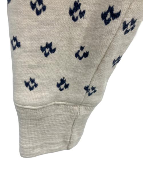 POLO RALPH LAUREN（ポロ・ラルフローレン）POLO RALPH LAUREN (ポロ・ラルフローレン) ジップパーカー アイボリー×ネイビー×レッド サイズ:SIZE Sの古着・服飾アイテム