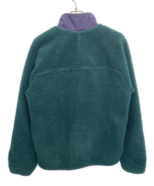 Patagonia（パタゴニア）Patagonia (パタゴニア) フリースジャケット グリーン×パープル サイズ:Sの古着・服飾アイテム