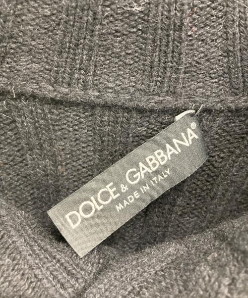 DOLCE & GABBANA（ドルチェ＆ガッバーナ）DOLCE & GABBANA (ドルチェ＆ガッバーナ) 厚手ニット ブラック サイズ:50cmの古着・服飾アイテム