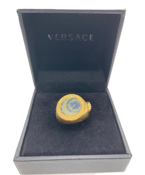 VERSACE（ヴェルサーチェ）VERSACE (ヴェルサーチェ) リング ゴールドカラー サイズ:16号の古着・服飾アイテム