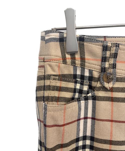 BURBERRY BLUE LABEL（バーバリー ブルー レーベル）BURBERRY BLUE LABEL (バーバリー ブルー レーベル) ストレートパンツ ベージュ サイズ:38の古着・服飾アイテム