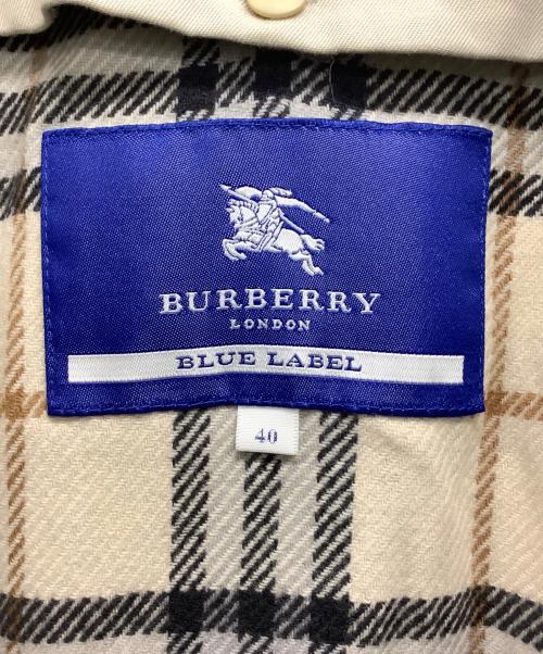 BURBERRY BLUE LABEL（バーバリー ブルー レーベル）BURBERRY BLUE LABEL (バーバリー ブルー レーベル) トレンチコート ベージュ サイズ:40の古着・服飾アイテム