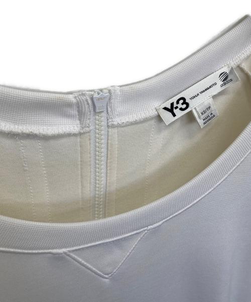 Y-3（ワイスリー）Y-3 (ワイスリー) 半袖ワンピース ホワイト サイズ:XSの古着・服飾アイテム