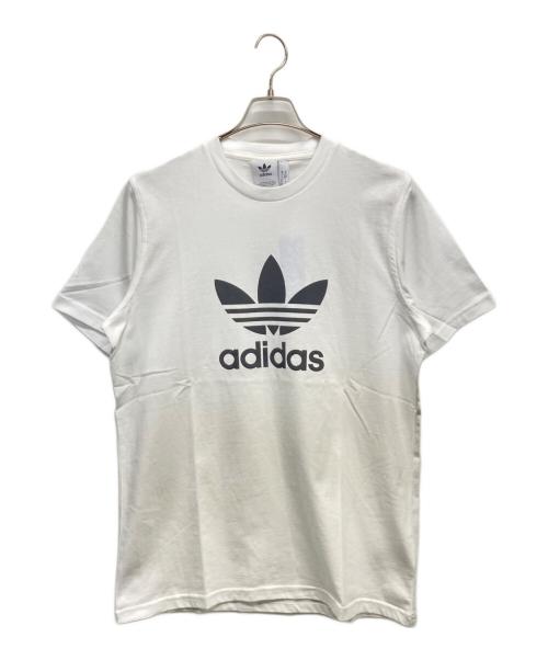 adidas Originals（アディダスオリジナル）adidas Originals (アディダスオリジナル) 半袖Tシャツ ホワイト×ブラック 未使用品の古着・服飾アイテム